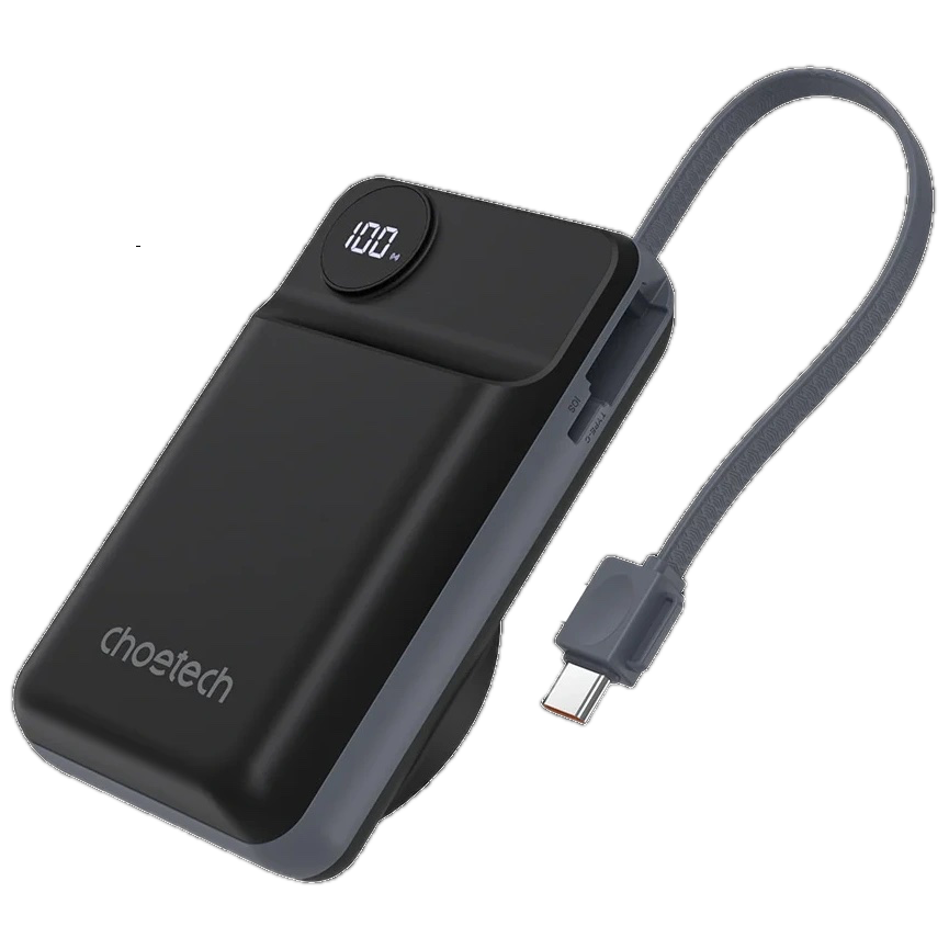 Повербанк с беспроводной зарядкой Choetech B696 20000 mAh Черный (27917906)