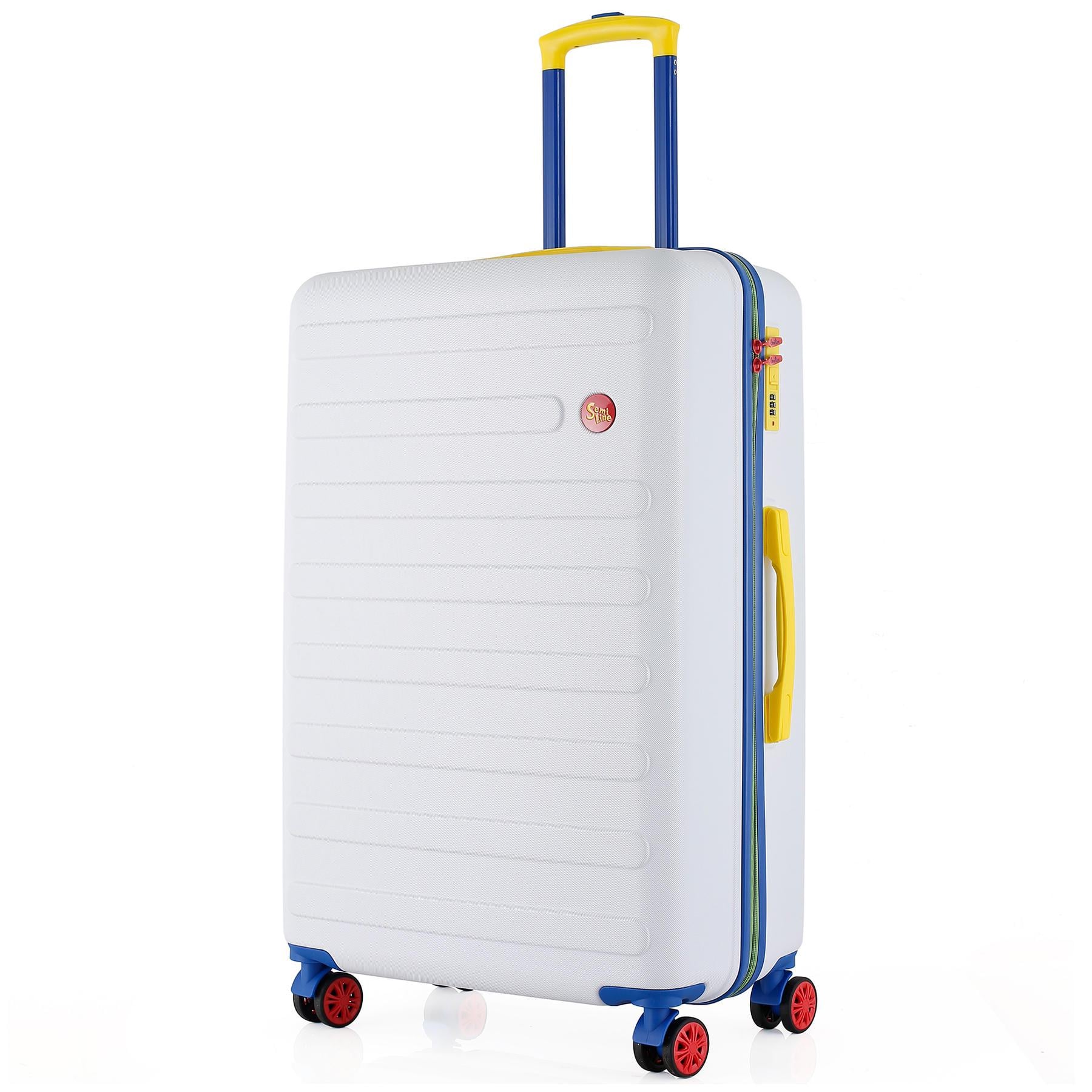 Чемодан Semi Line T5842-3 ABS-пластик 28" 97.5 л Белый (DAS3983)