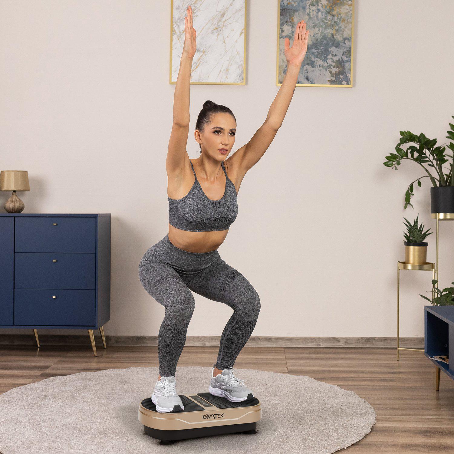 Вібраційна платформа Gymtek XP300 Золотистий (30477495) - фото 3 Вібраційна платформа Gymtek XP300 Золотистий (30477495) - фото 3