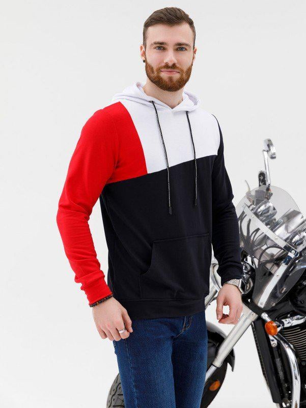 Мужская толстовка ISSA Plus XL Темно-синий (SG-11)