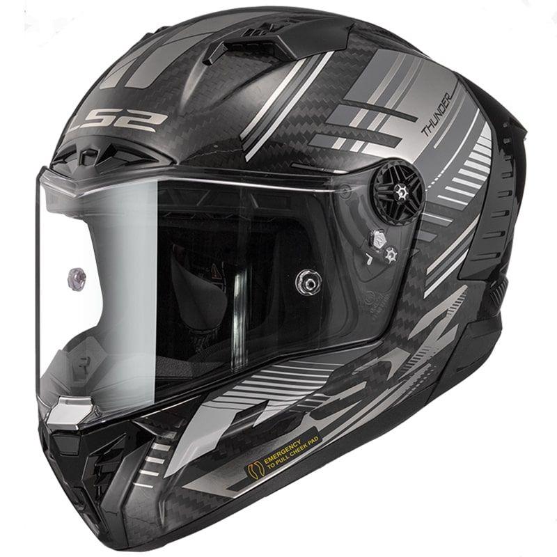 Мотошлем LS2 FF805 Thunder C Volt M Gloss Black/Grey (26170)