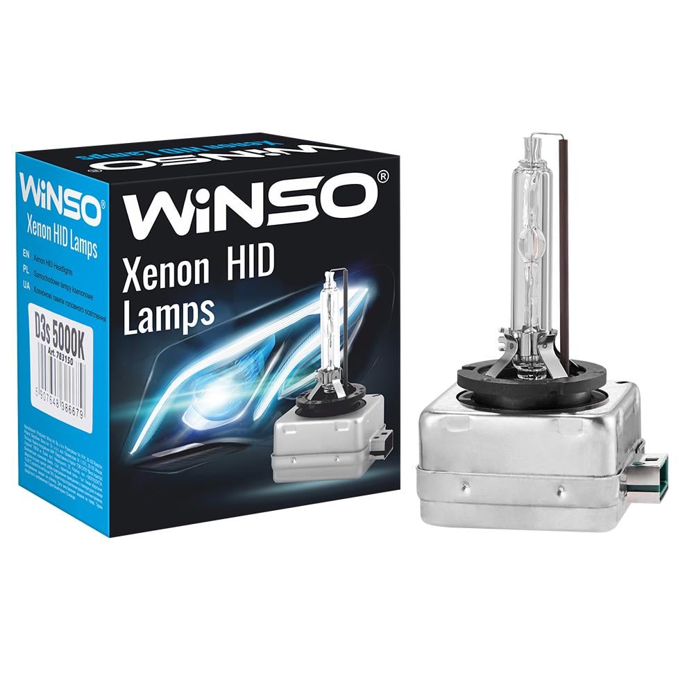 Лампа ксеноновая WINSO D3S 5000K 42V 35W PK32d-3 2 шт. (783150)