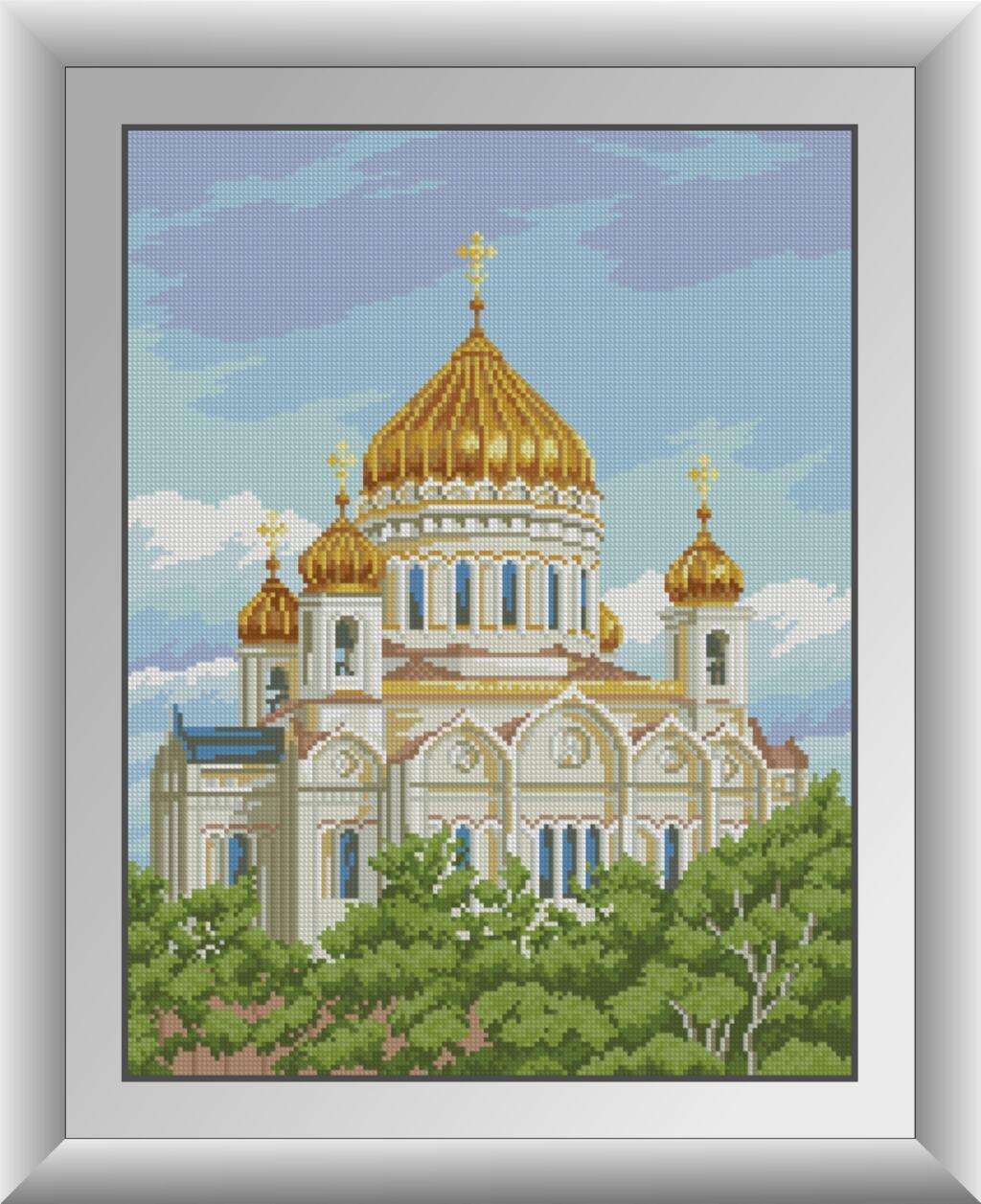 Алмазна мозаїка Dream Art Храм Христа Спасителя 39x51 см (DA.30199)