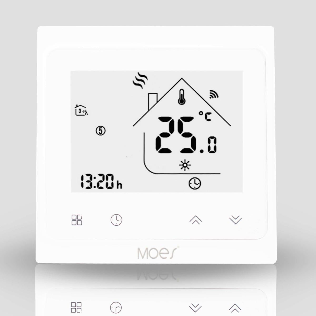 Регулятор водяного теплого пола Moes Wi-fi White (WH00181)