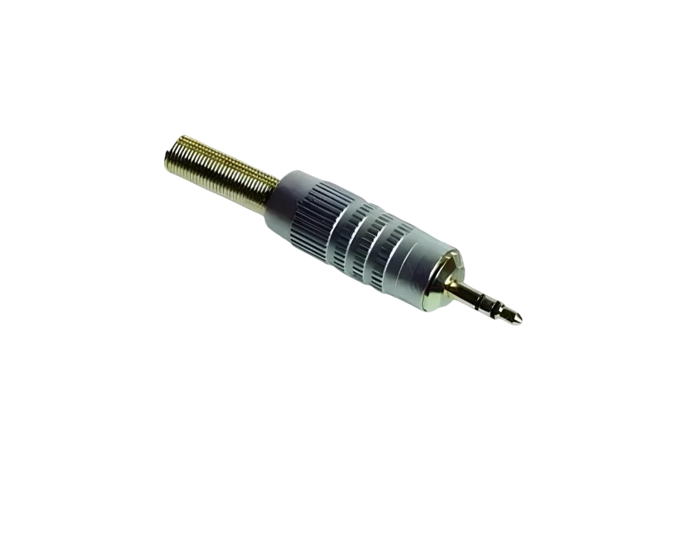 Стереоштекер Jack 3,5 мм позолоченные контакты хромированный корпус (AC-12-G)