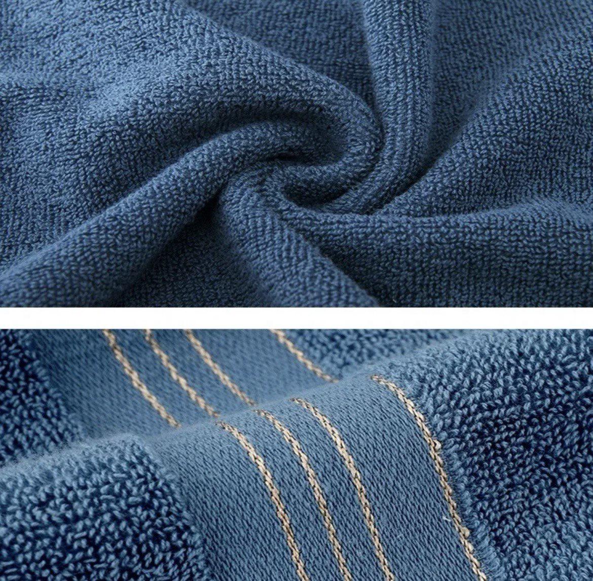 Набор полотенец Empire LUX 3в1 140х70 см/74х34 см/74х34 см Бирюзовый (NR3in1GreenGOLDline) - фото 5 Набор полотенец Empire LUX 3в1 140х70 см/74х34 см/74х34 см Бирюзовый (NR3in1GreenGOLDline) - фото 5