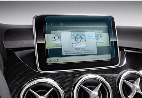 Защитное стекло Pixsel гибридное матовое на монитор Mercedes Benz B-CLASS-6,9" 2016-2017