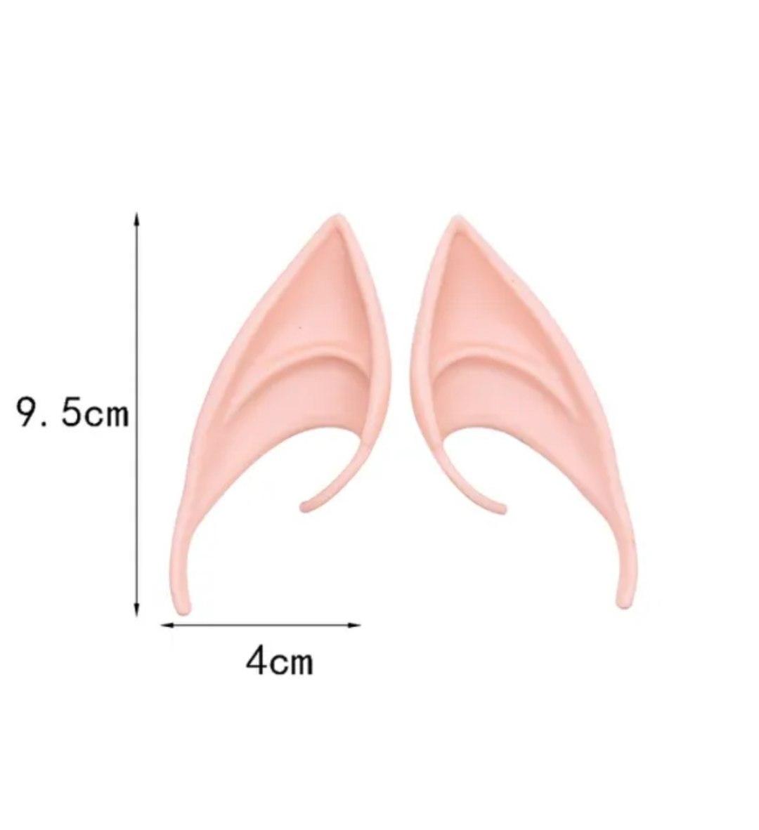 Вушка ельфа накладні 9,5 см 2 шт. Світлий - фото 4