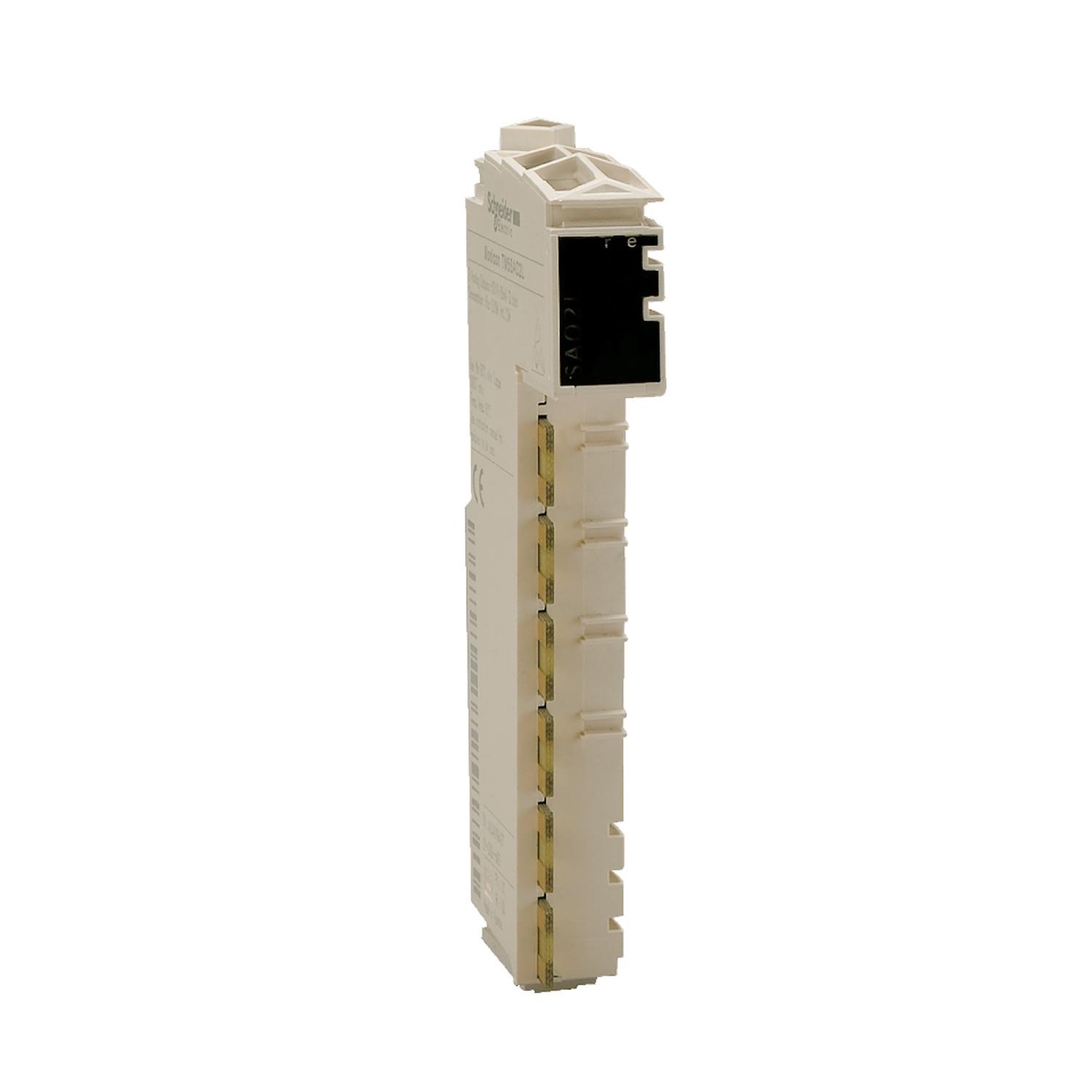 Модуль Schneider Electric TM5 4 аналоговых входа +-10V/0-20 мА 16 бит (TM5SAI4H)