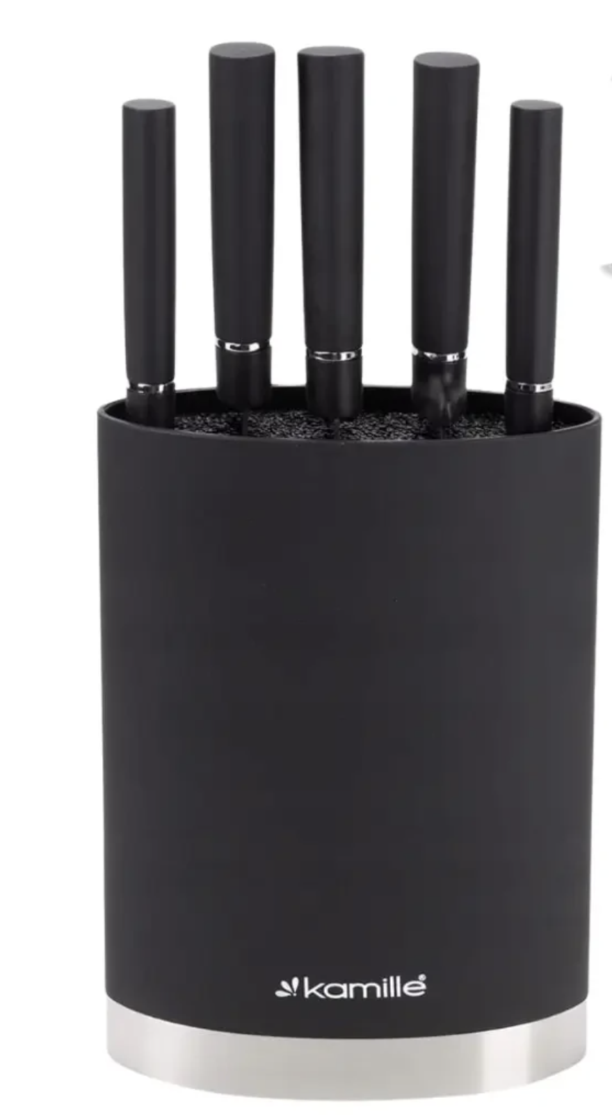 Набор кухонных ножей Kamille KM-7620 с подставкой 6 предметов (2579236348)