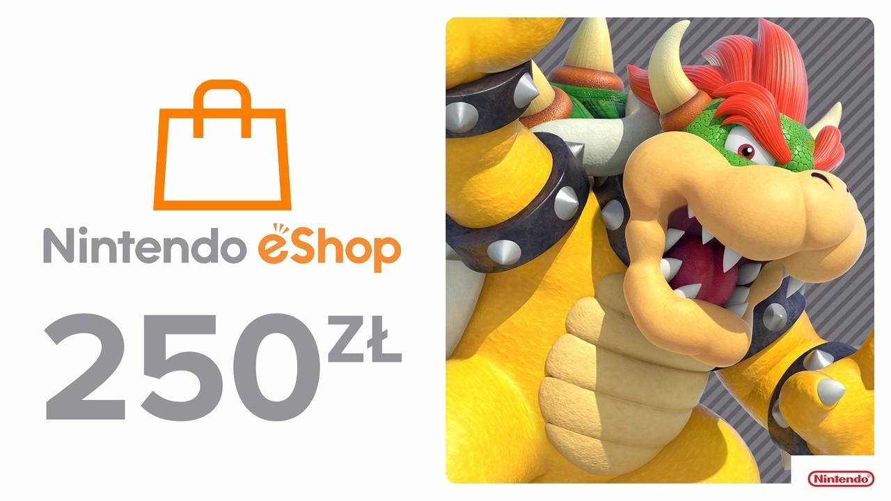 Карта оплаты Nintendo eShop Card 250 PLN регион Poland (63586977)