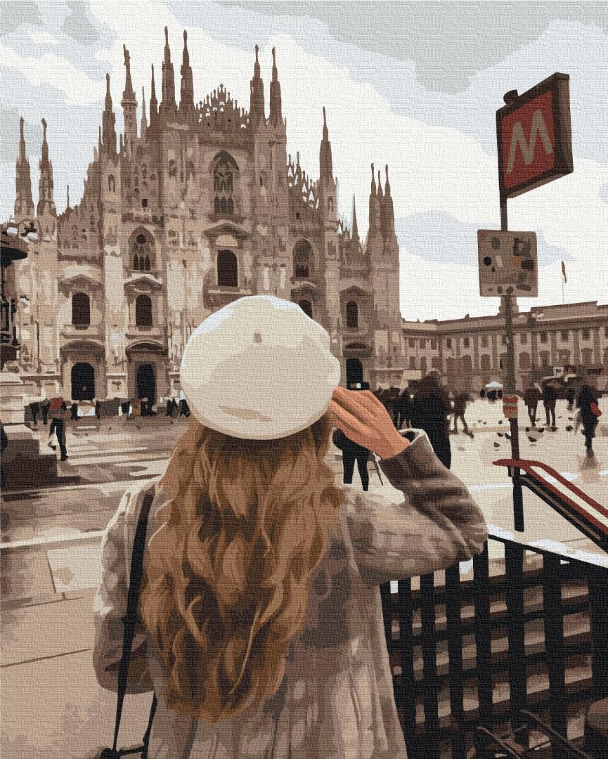 Картина по номерам Brushme Прогулка в Милане (BS53038)