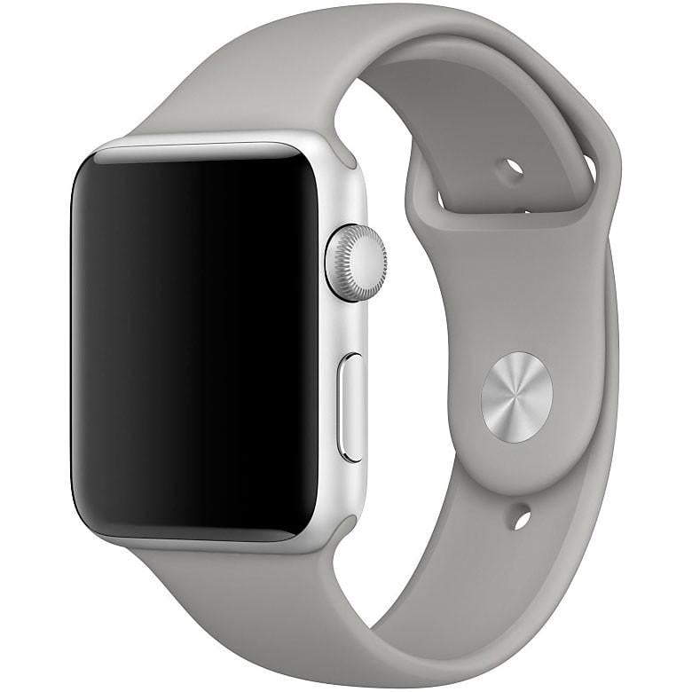Браслет силикон для Apple Watch 42 мм Grey (000038228)