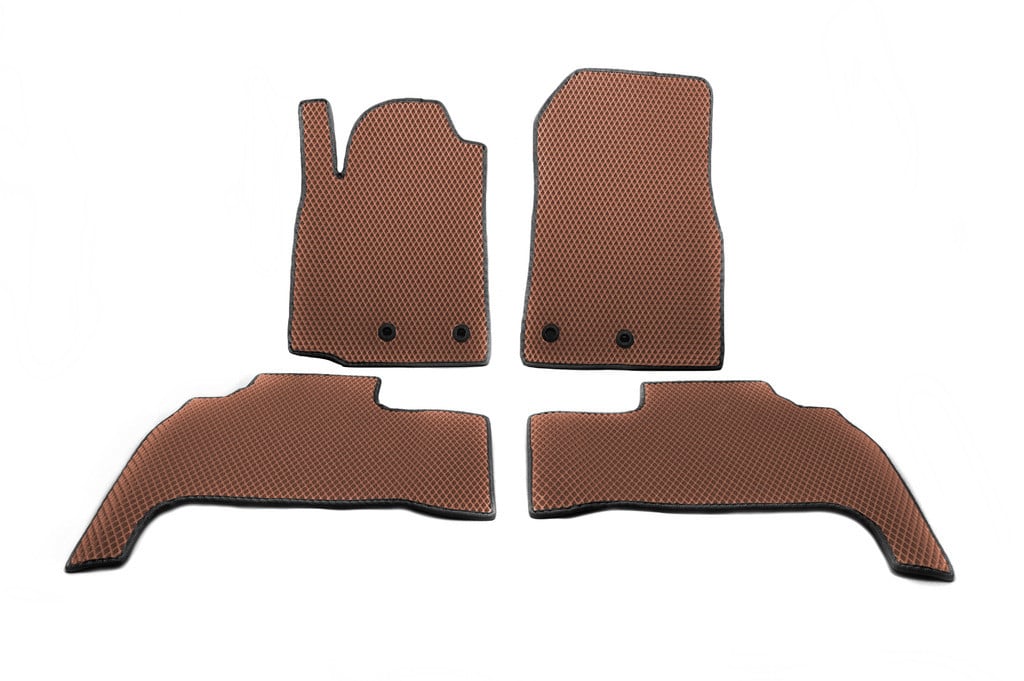 Автоковрики Digital Designs Lexus LX URJ 2007 г. 4 шт. Коричневый (1501243876)