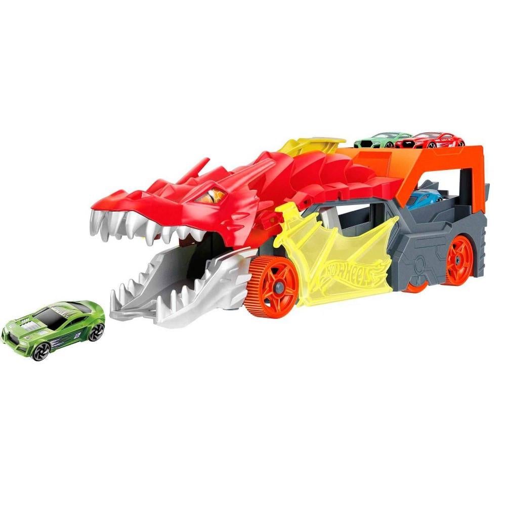 Игрушечные машинки Автовоз Hot Wheels Dragon Launch Vehicle дракон (2085772019) - фото 2