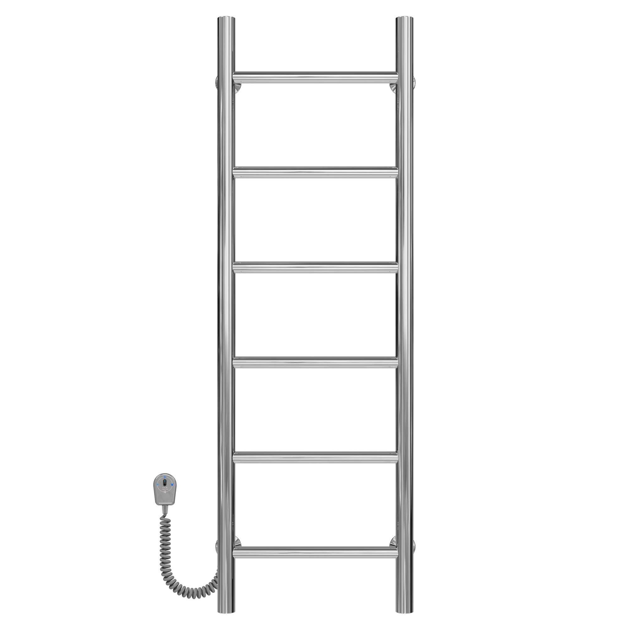 Полотенцесушитель электрический Deffi Орион П6 EF16 левое подключение нержавеющая сталь 300х1000 мм Хром (C.OR.100.30.6.ECL5)