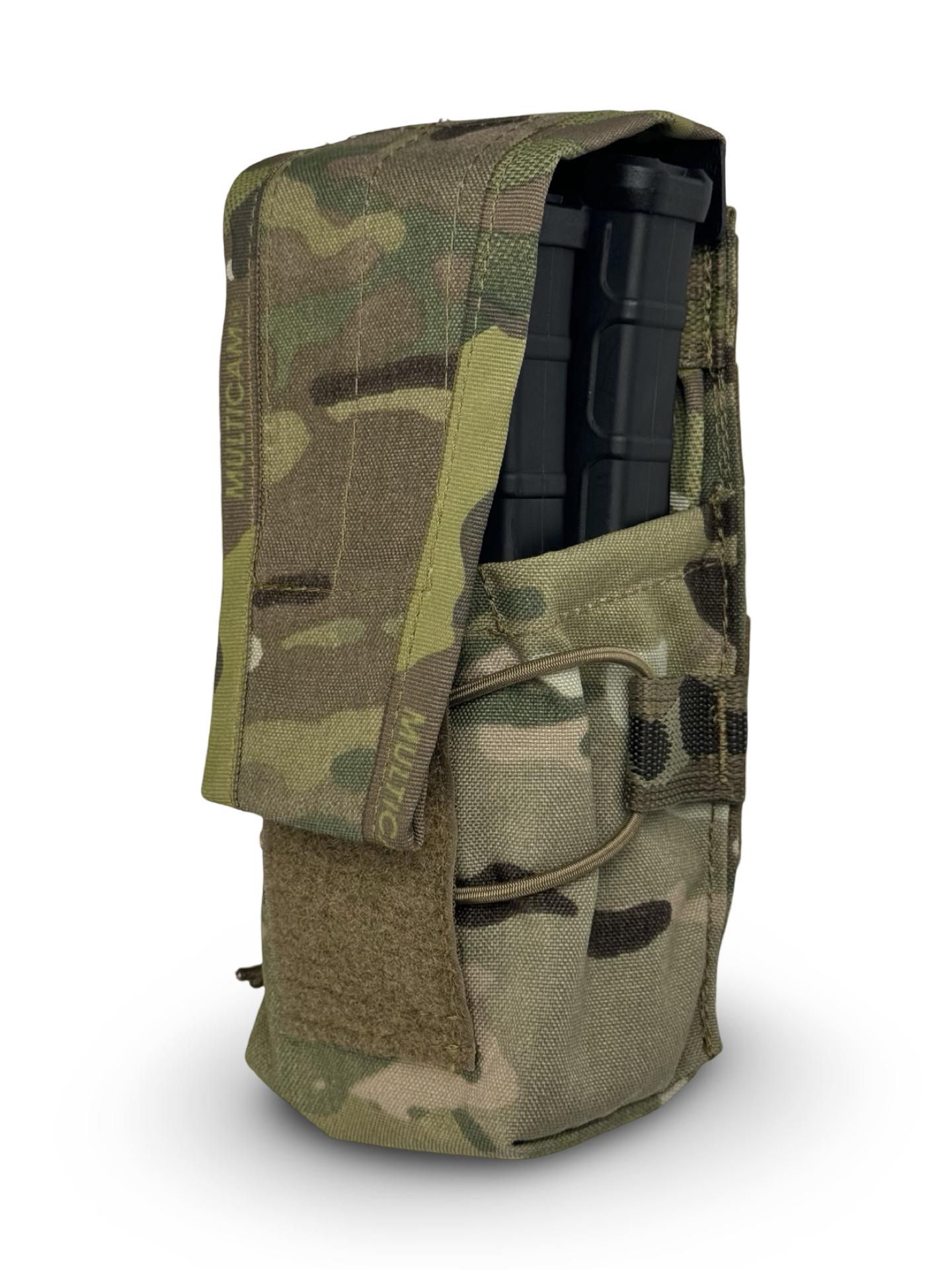 Подсумок на два магазина со съемным клапаном USA Мультикам - фото 3