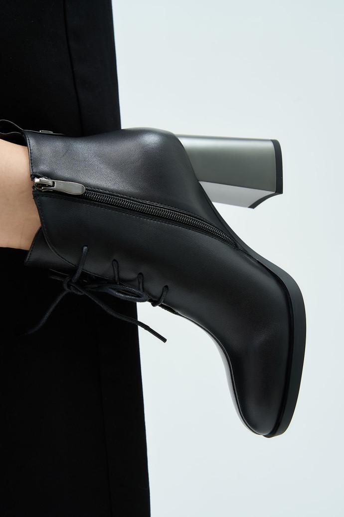 Ботильйони жіночі Fabio Monelli р. 36 Чорний (178240) - фото 5 Ботильйони жіночі Fabio Monelli р. 36 Чорний (178240) - фото 5