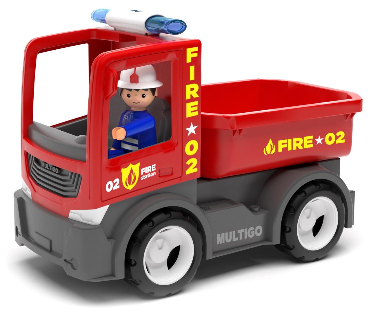 Игрушка Грузовик с водителем Multigo EFKO Fire (6407149 8592168272846) - фото 2