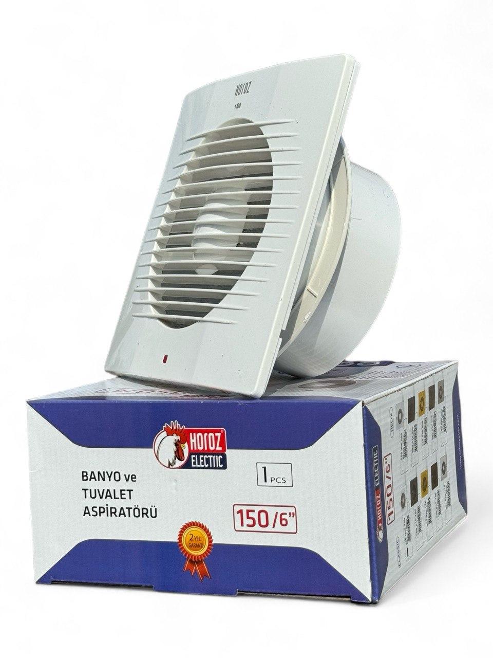 Вентилятор HOROZ ELECTRIC 20 Вт 150 мм (500-000-150) - фото 2 Вентилятор HOROZ ELECTRIC 20 Вт 150 мм (500-000-150) - фото 2