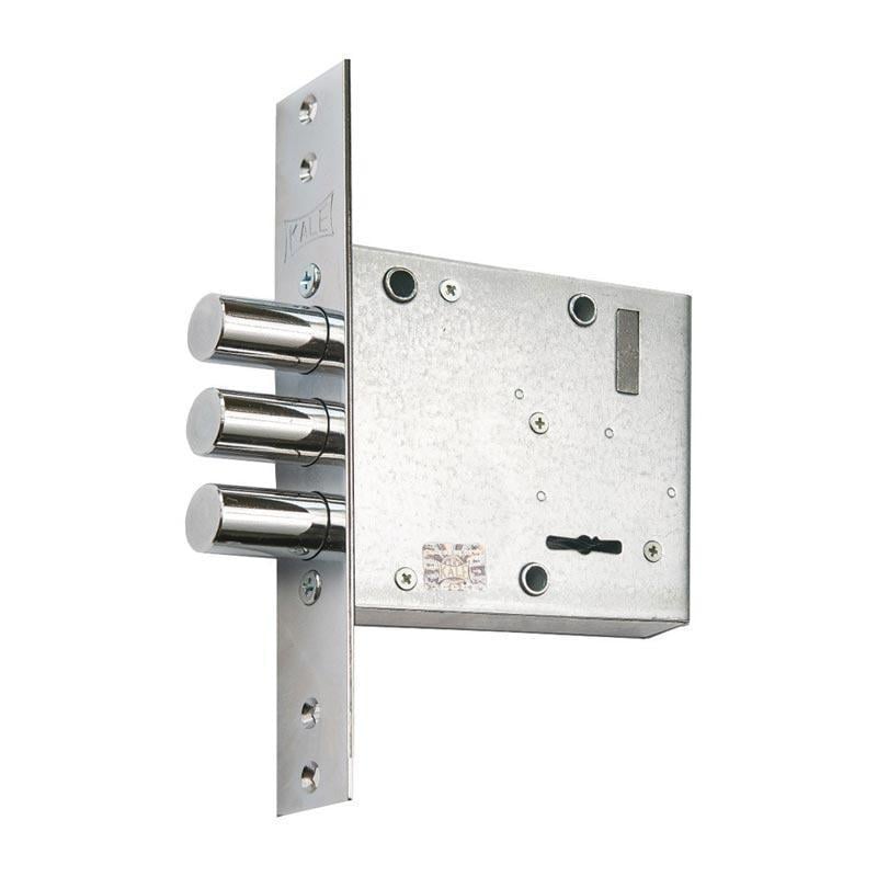 Замок сувальдный Kale 447L 5 ключей без ответной планки Хром (1714396699)