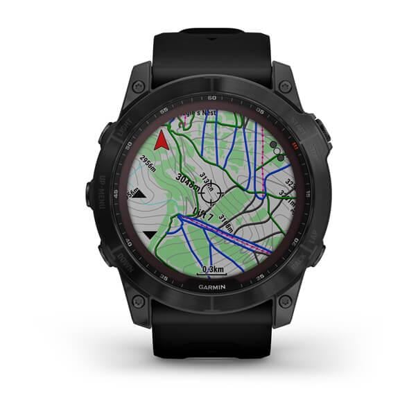 Cмарт-часы Garmin Fenix 7X Sapphire Solar DLC Черный (010-02541-23) - фото 4