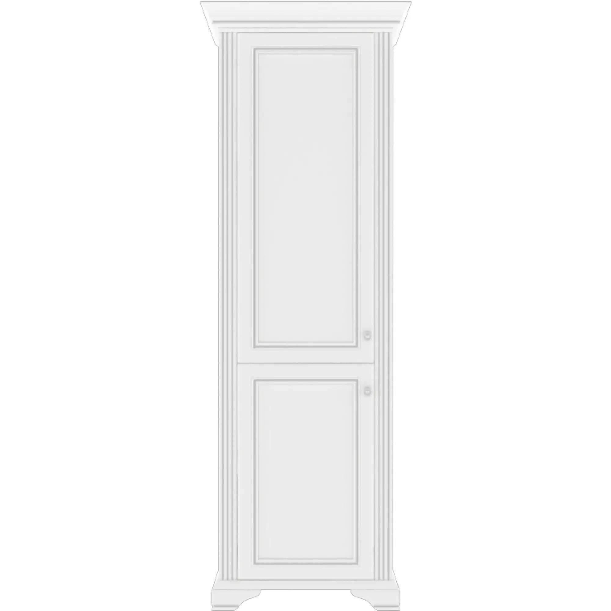 Пенал закрытый Гербор Уайт 2D Ясень снежный/Сосна серебряная (GRB-1241)