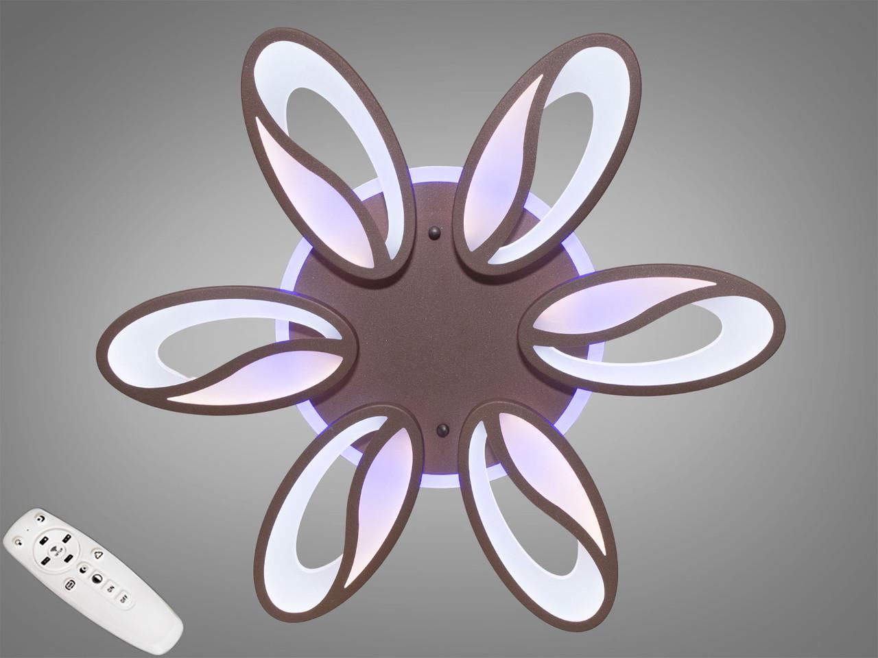 Люстра потолочная с димером LED 8090/6CF 3col dim (2437593420)