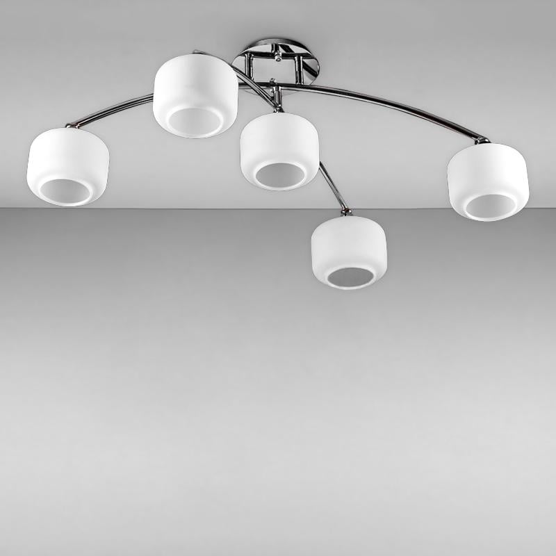 Люстра стельова Light House SL-1497/5C CR 300х800 на п'ять ламп Хром