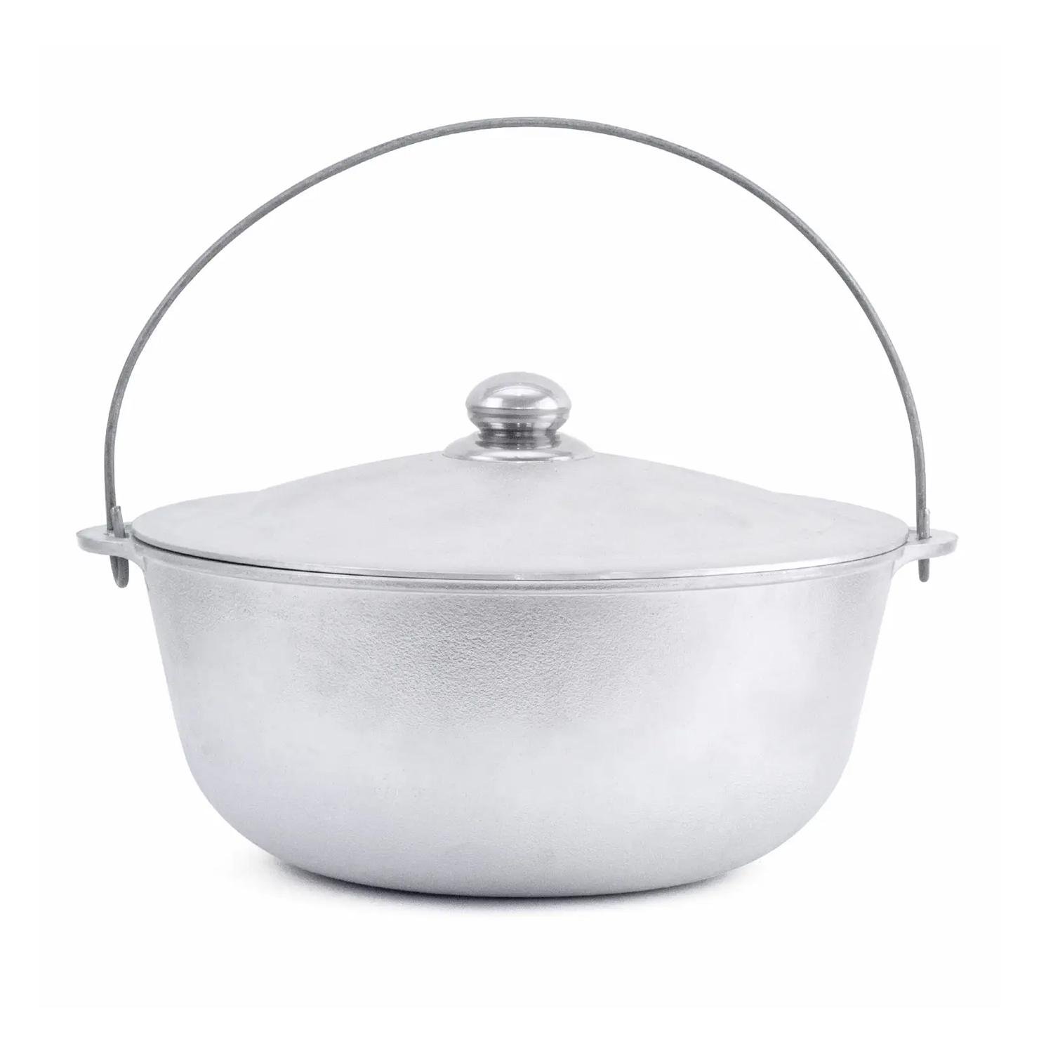 Казан Brizoll алюминиевый с крышкой 10 л 33 см