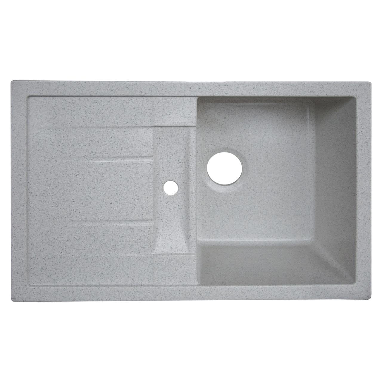 Мийка кухонна Platinum Troya 7850S Білий в чорну крапку (19684) Мийка кухонна Platinum Troya 7850S Білий в чорну крапку (19684)