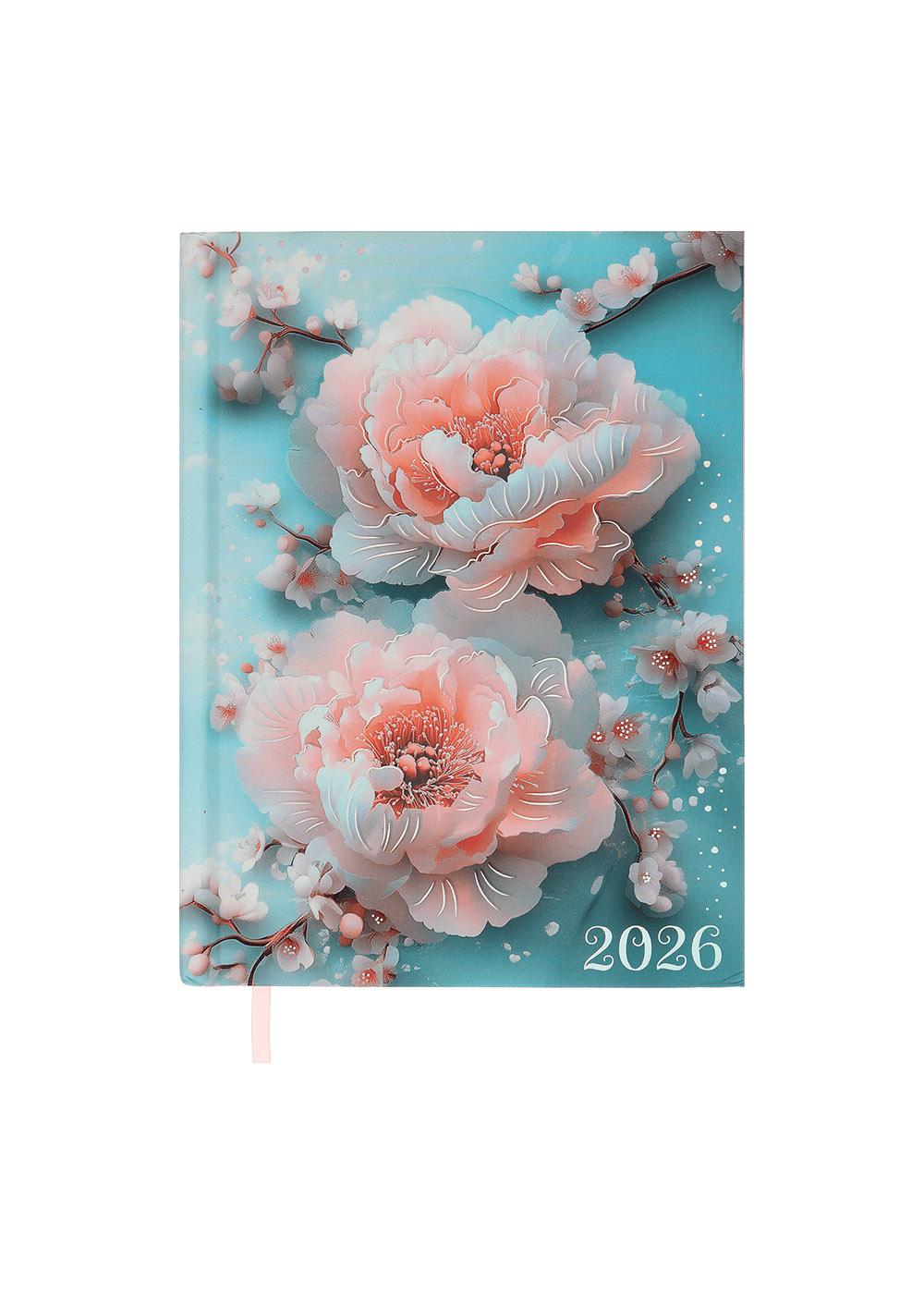 Ежедневник Buromax 2026 FATTORE А5 датированный Бирюзовый (BM.2139-06)