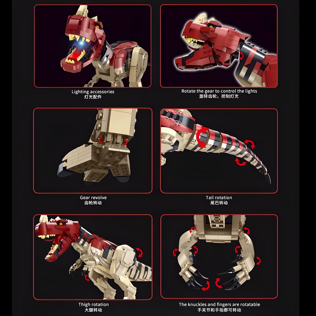 Конструктор Цератозавр на 2016 деталей (T2012) - фото 4 Конструктор Цератозавр на 2016 деталей (T2012) - фото 4