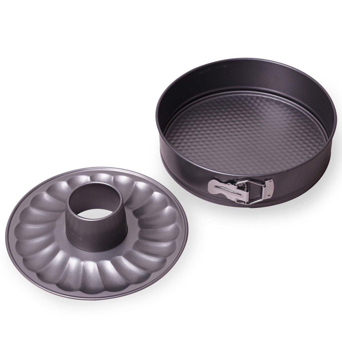 Разъемная форма Kamille 26 см со сменным дном из углеродистой стали KM-6022