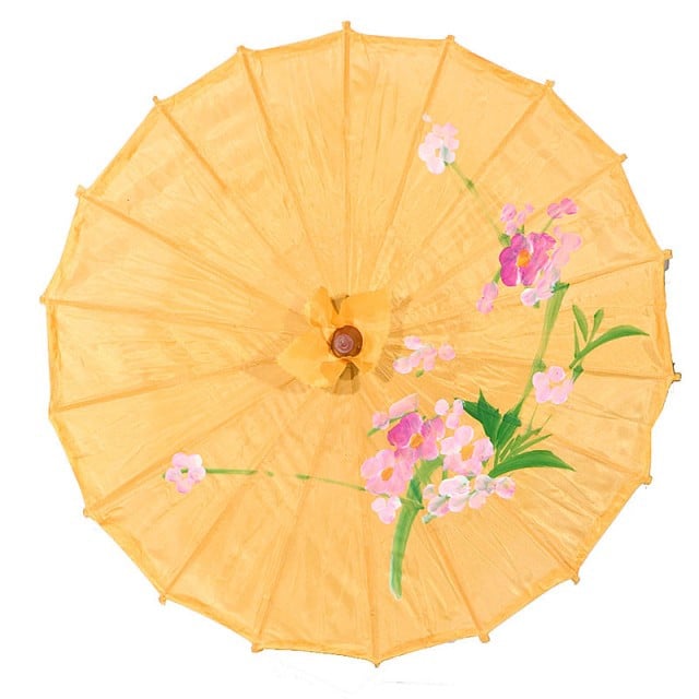 Зонт декоративный 38х55 см Желтый (5901)