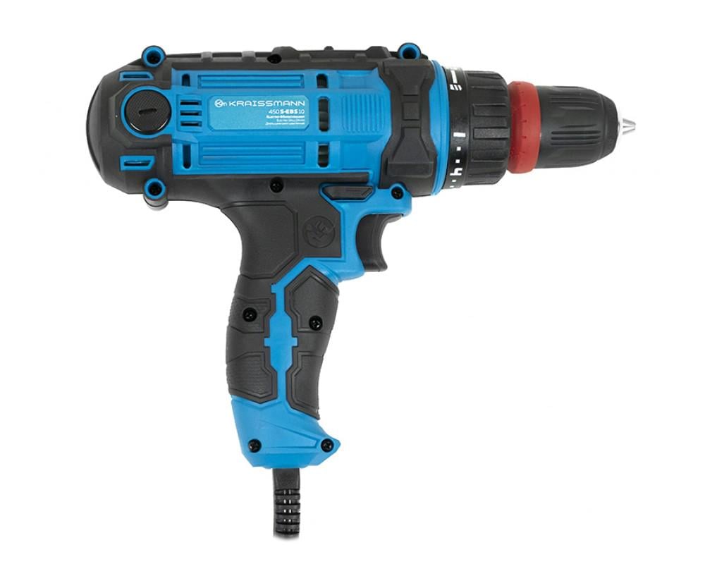 Дриль-шурупокрут електричний KRAISSMANN 450 S-EBS 10 - фото 3 Дриль-шурупокрут електричний KRAISSMANN 450 S-EBS 10 - фото 3