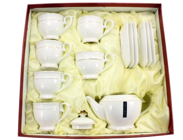 Набір чайний Interos Снігова королева 280 мл 13 пр. (РТ0111-А) - фото 1 Набір чайний Interos Снігова королева 280 мл 13 пр. (РТ0111-А) - фото 1