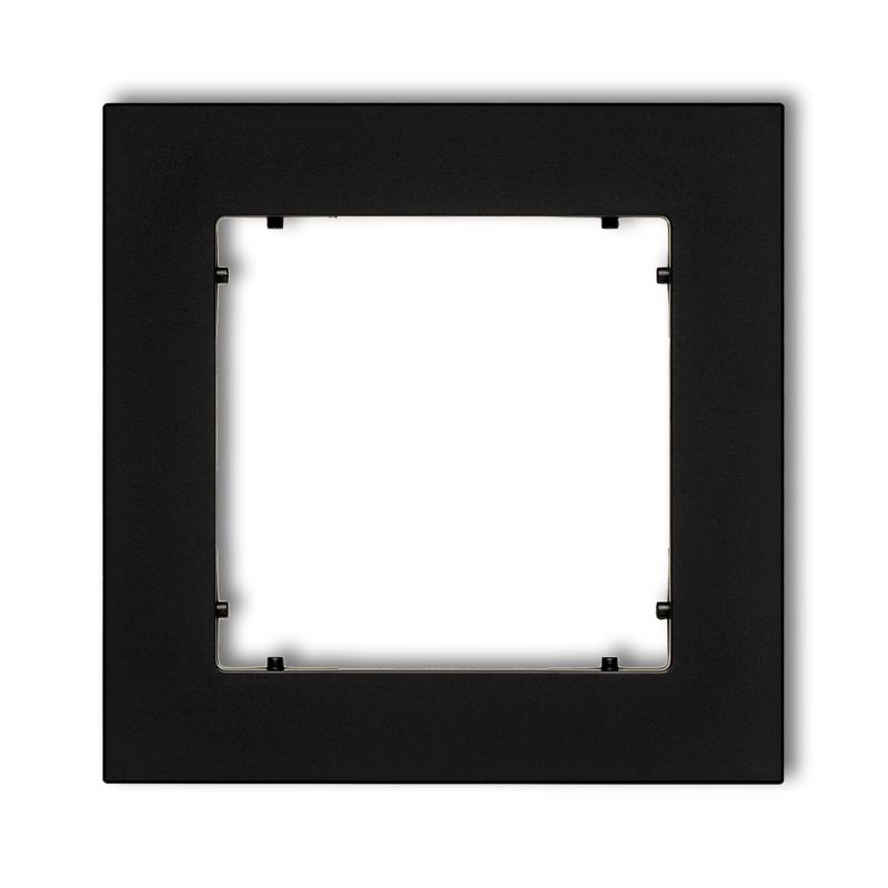 Рамка одинарна універсальна Karlik Mini Чорний матовий (12MR-1)