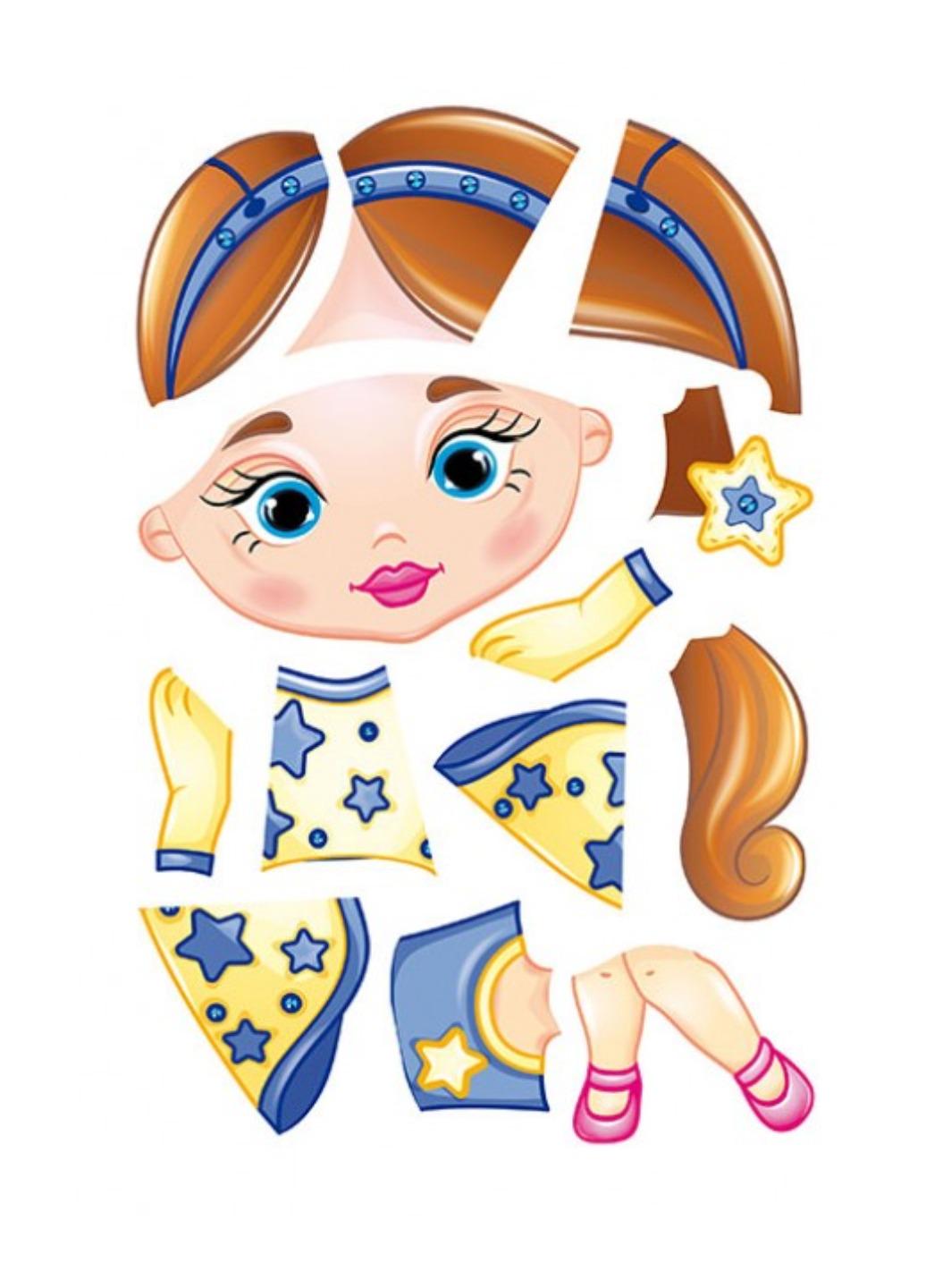 Детская апликация "Аплікації для малят" набор для девочек - фото 2 Детская апликация "Аплікації для малят" набор для девочек - фото 2