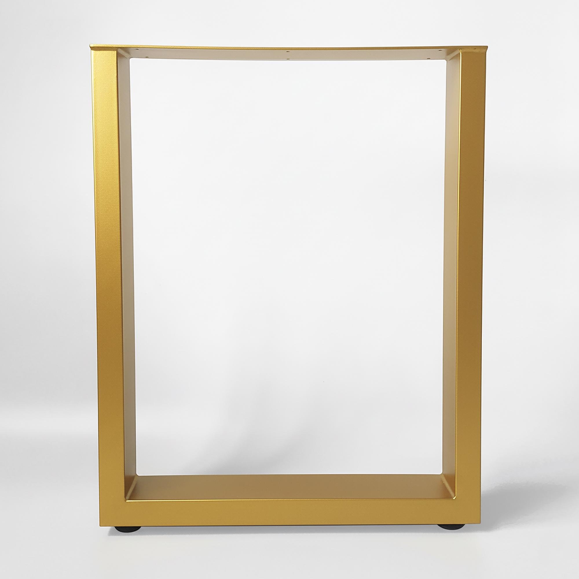 Комплект опор регульованих для столу з металу 600х100 мм H 730 мм 2 шт. Золотий (1029) - фото 2 Комплект опор регульованих для столу з металу 600х100 мм H 730 мм 2 шт. Золотий (1029) - фото 2