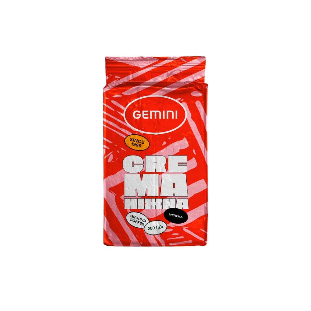 Кофе молотый Gemini Crema Нежно 250 г (11616) Кофе молотый Gemini Crema Нежно 250 г (11616)