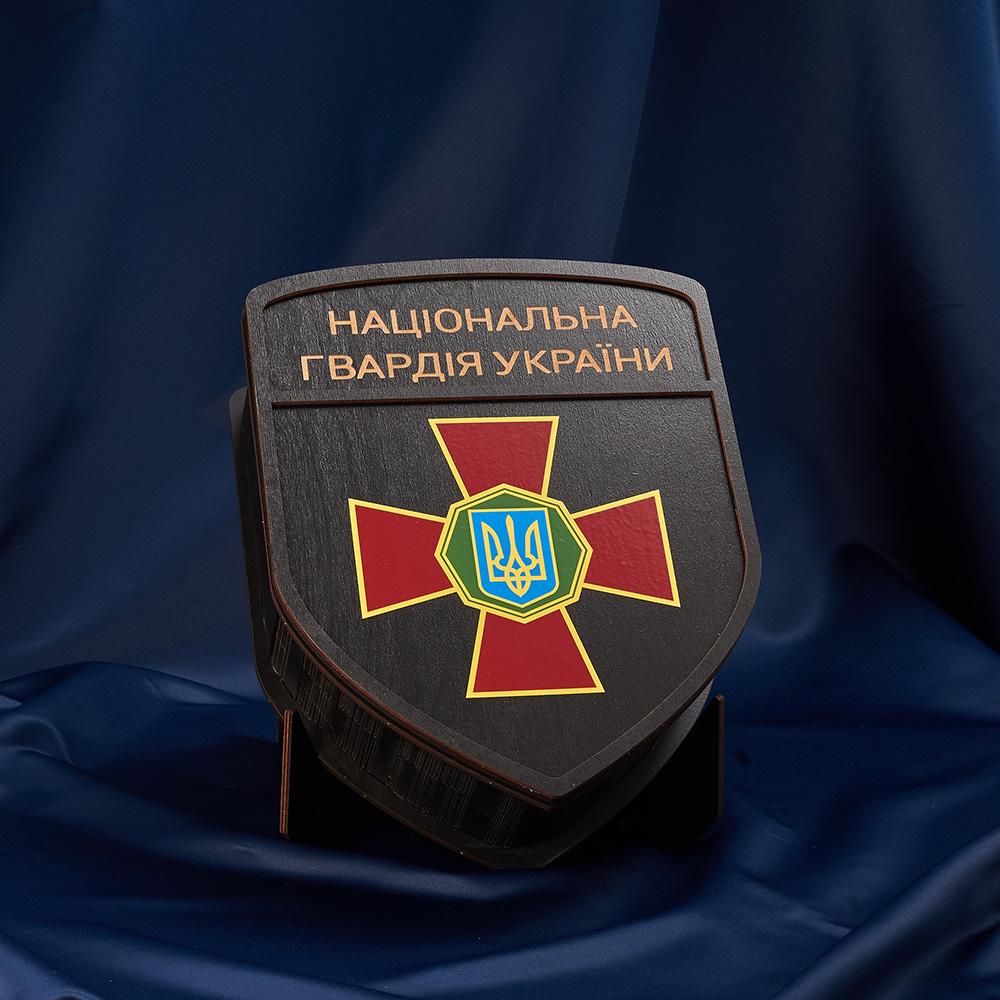 Подарочный набор рюмок с шевроном Национальная гвардия большой (28415109) - фото 9 Подарочный набор рюмок с шевроном Национальная гвардия большой (28415109) - фото 9