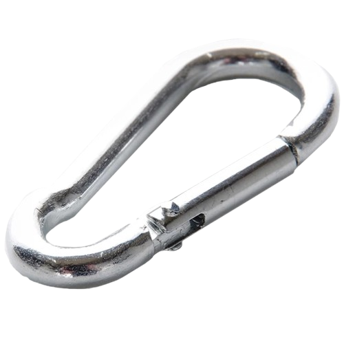 Карабін пожежний із низьковуглецевої сталі Apro 8х80 мм 10 шт. (29425073)