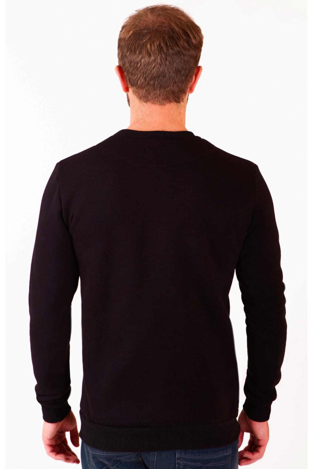 Світшот чоловічий Код нації повсякденний бавовна XL Чорний (578) - фото 2