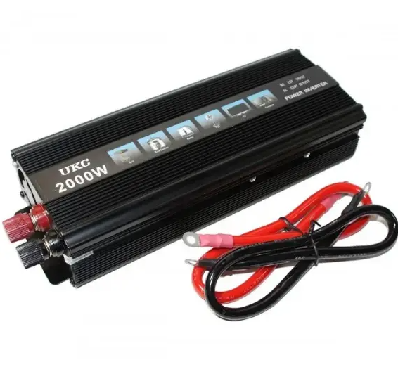 Инвертор автомобильный UKC 12V-220 V 2000 W 12В-220 В 2000 Вт (0791)