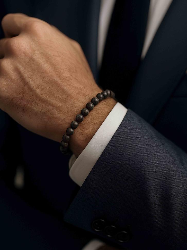 Браслет из натурального камня опал (5113)