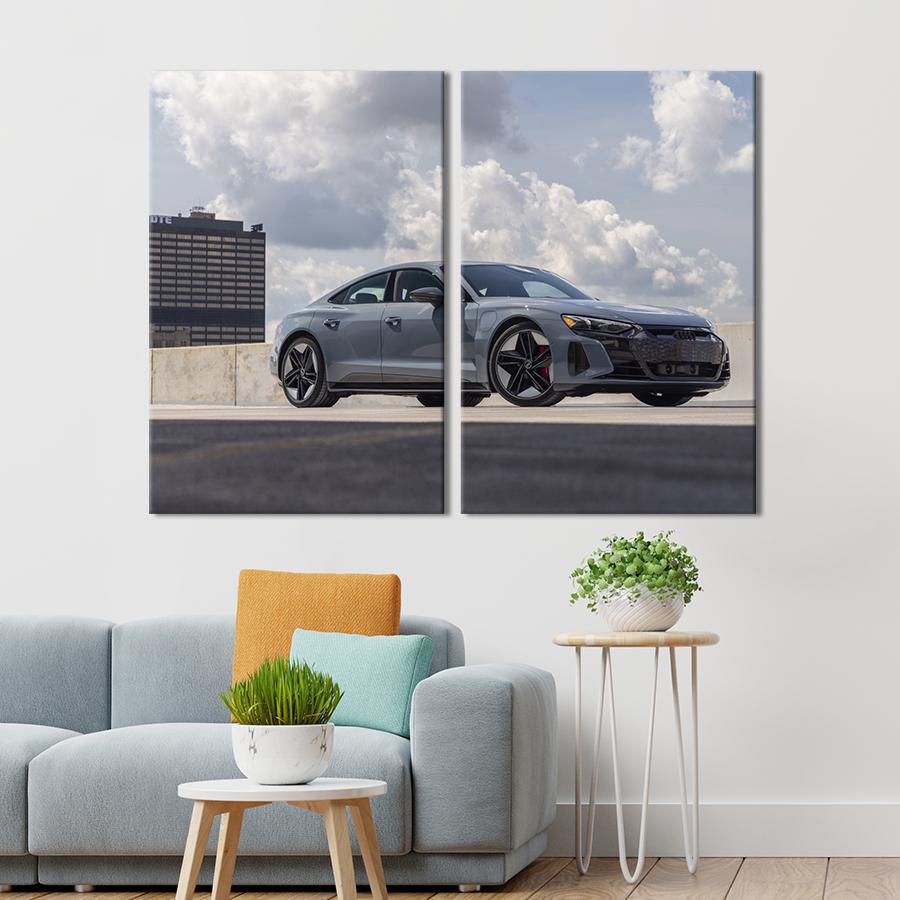 Картина на холсте Шикарный автомобиль Audi TT RS Heritage Edition 71x51 см (1287-2)