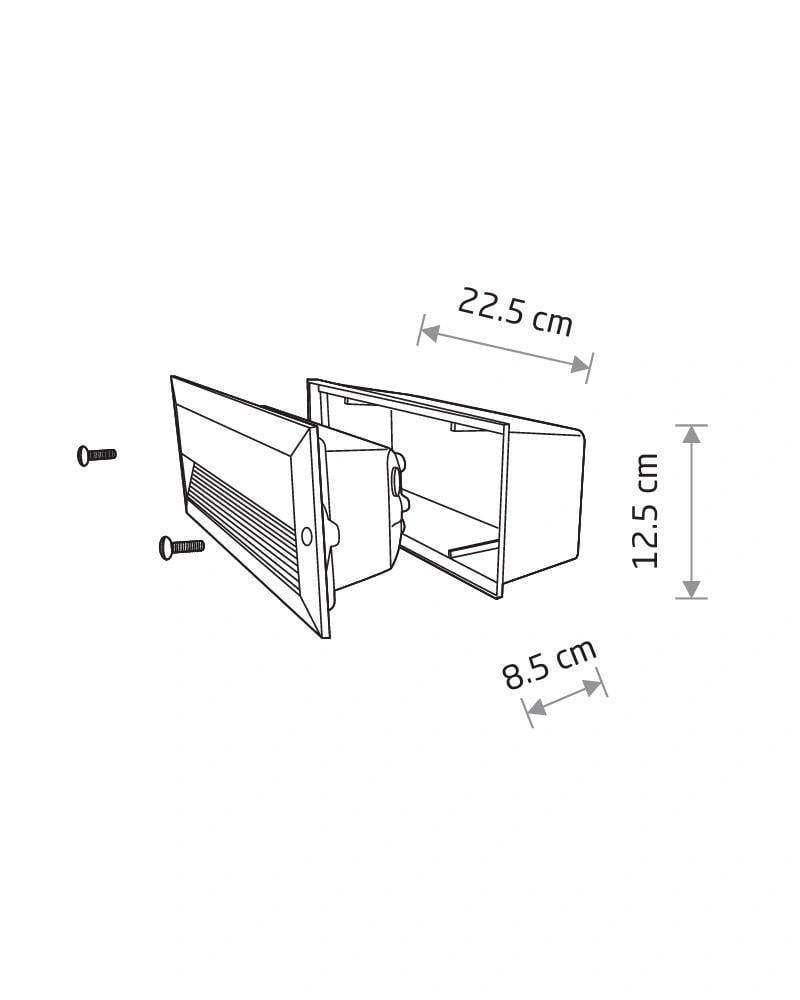 Уличный светильник Nowodvorski 3412 Basalt E14 IP44 60W Серый (28688224) - фото 4 Уличный светильник Nowodvorski 3412 Basalt E14 IP44 60W Серый (28688224) - фото 4