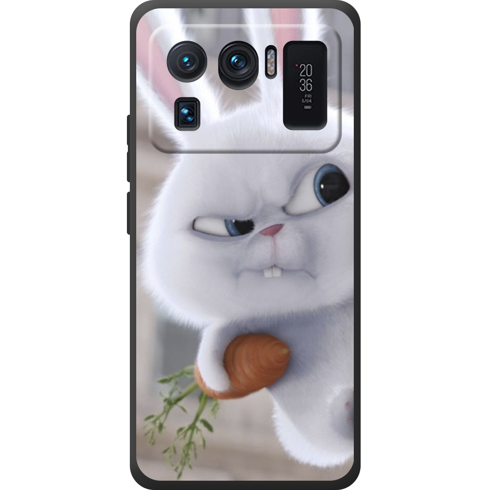 Чехол BoxFace Xiaomi Mi 11 Ultra Rabbit Snowball Черный силикон (44424-up1116-44449)