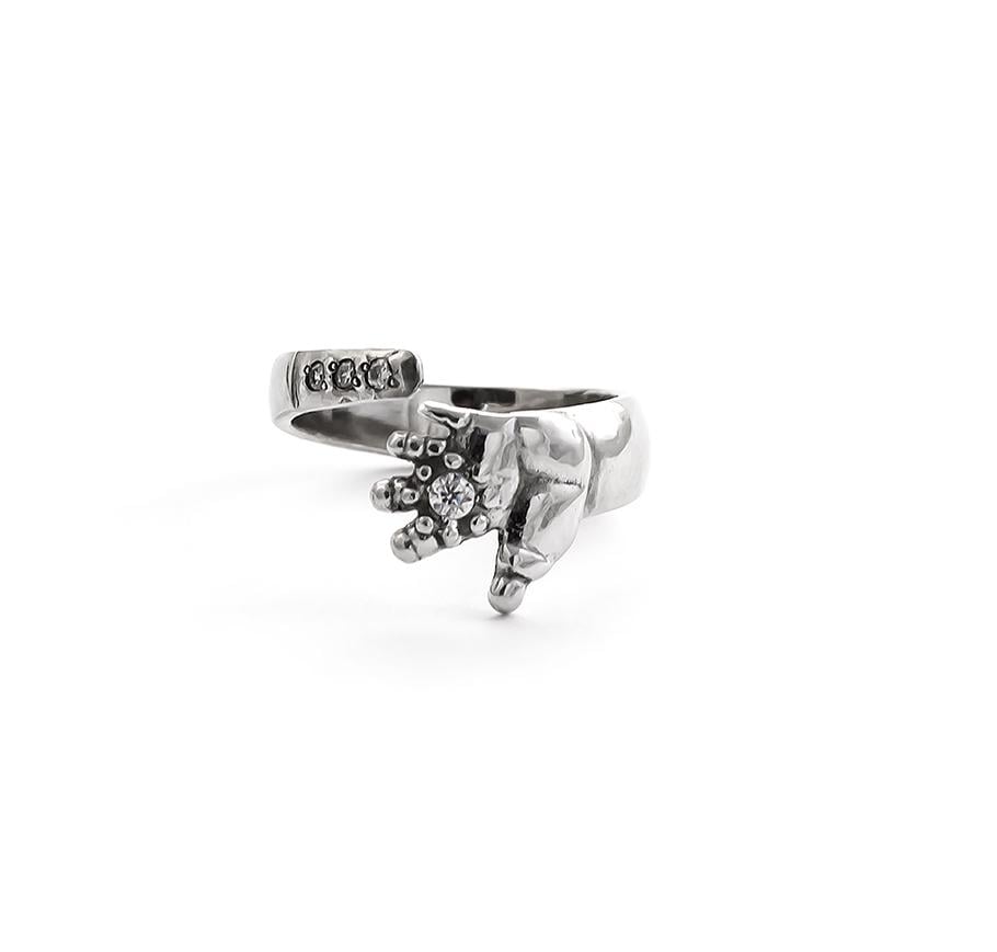 Кольцо Maxi Silver 6236 SE Ручка младенца (8623680)